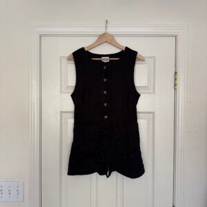 POSSE Emma Vest Top in Black